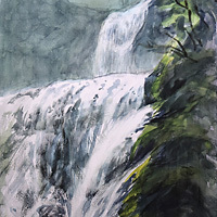 特別授業ー写真から風景画