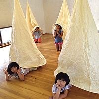 特別授業ー和紙のハングテント